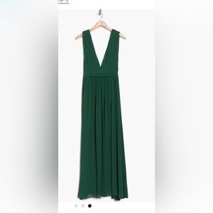Nordstrom Love X design dress, emerald green, with tags